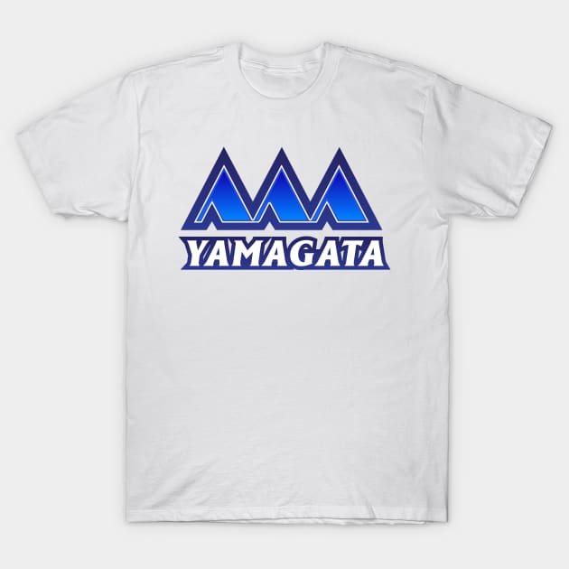 Yamagata Prefecture Japanese Symbol T-Shirt by PsychicCat